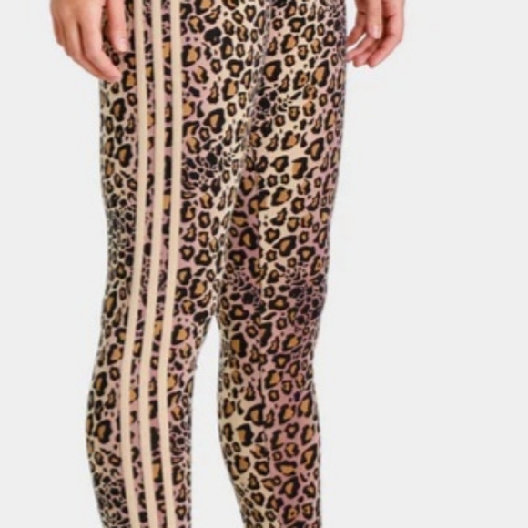 Adidas 3 Stripes Leopard Leggings 7/8 Women's US SIZE SMALL Brand New in Bag - Picture 6 of 14